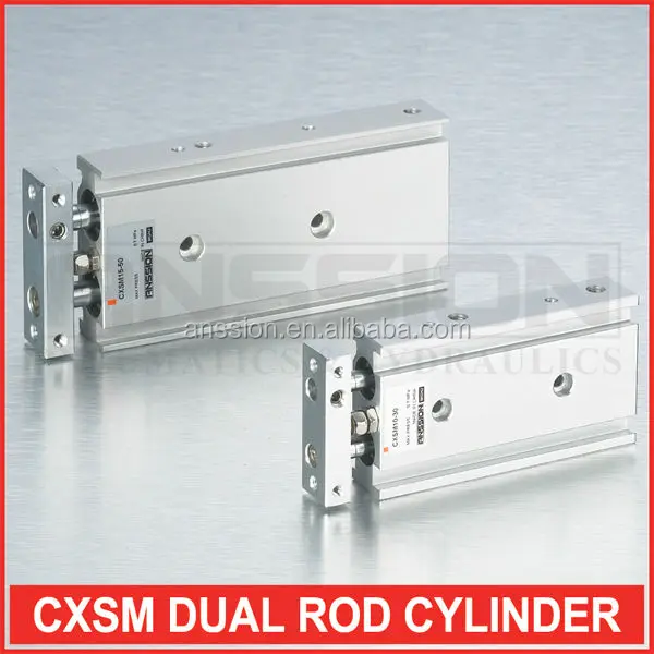 NEW Pneumatic CXSM15-50 Dual Rod Cylinder Double Acting SMC Type