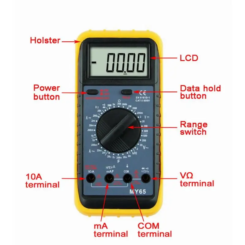 Standard Digital Multimeter My65(ce) Digital Multimeter - Buy Digital ...