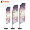 Outdoor Stand Teardrop Large Size Rectangle Banner Flag