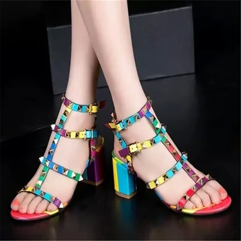 designer high heels sandals