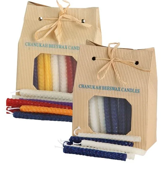 Chanukah Candles For Menorah Hanukkah Celebrations 45 Beeswax Handmade