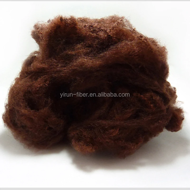 dope dyed PSF-brown