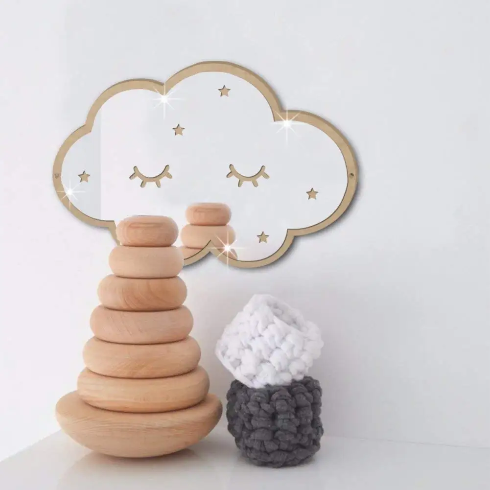 Baby Wall Mirror Find Deals On Line At Get Quotations Xinhuaya Wall Mirror Decal Stickers Clouds Diy Acrylic Murals For Baby Nursery Kids