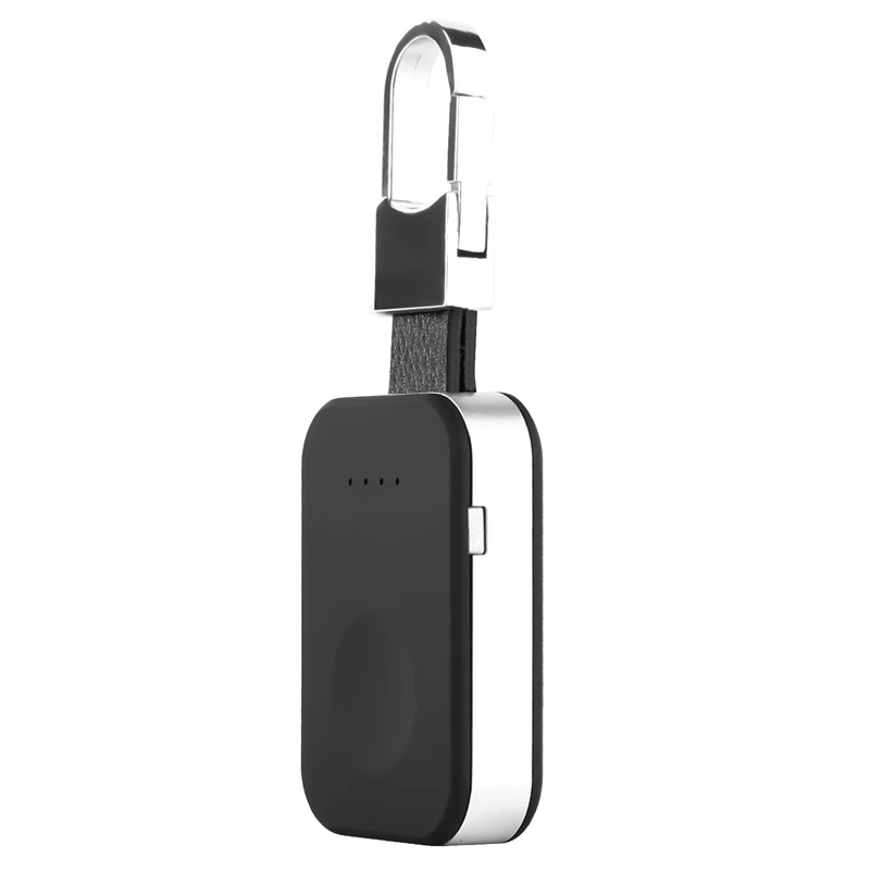 QI Wireless Charger Power Bank for Watch 1 2 3 4 Portable Mini External Battery Pack KeyChain for Apple Watch Wireless Charger - ANKUX.COM