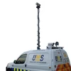 pneumatic telescopic mast for camera mounted on Small monitoring car