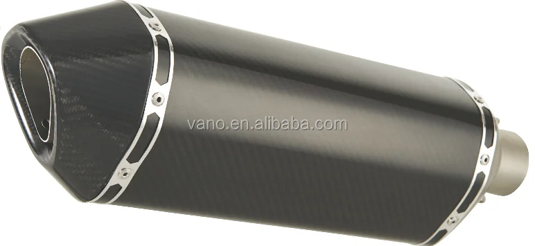 Stainless Steel black scooter muffler for ATV Buggy Motorcycle go-kart Sport Street Dirt Bike