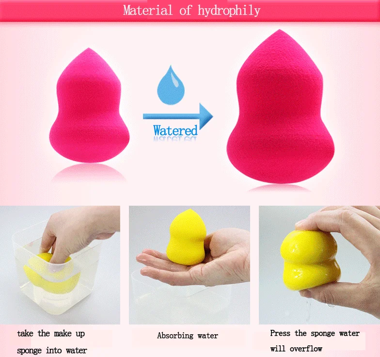 Different Sizes And Shapes Beauty Sponge Mixed To Order Makeup Sponge ...