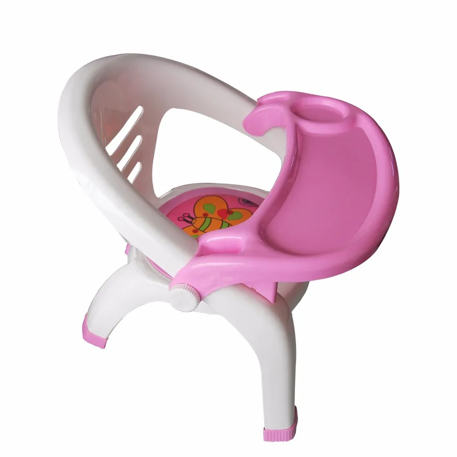 Manufacturer Supply Factory Direct Hot Sale Camping Plastic Baby Chair With Sound And Plate