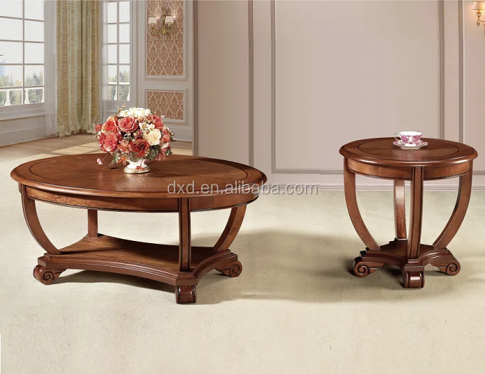 Solid Wood Coffee Table Oval Office Leisure Tea Solid Wood Coffee Table Oval Office Leisure Tea