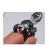 Three in one black ceramic ring with CZ inlay stainless steel fittings infinity couple ring ,interlock forever ring designs