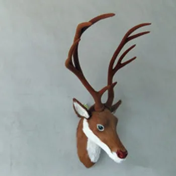 stuffed deer head wall mount