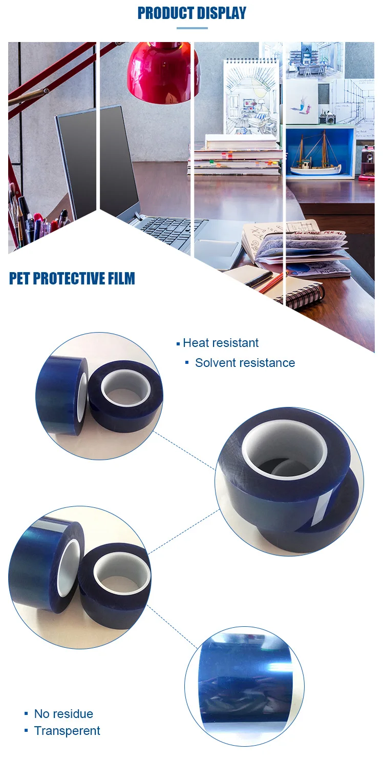 Blue Painters PVC Material Anti-Static PCB Protective Tape