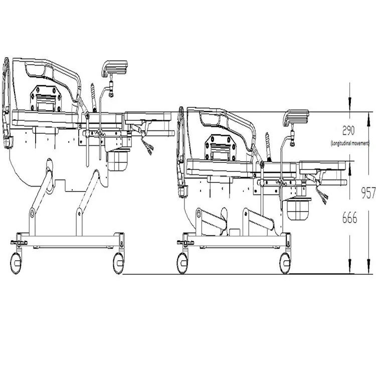 luxuryelectric deliiverybed multi-function obsetetric operation table