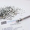 Metal washers for tension rods