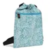 10L Floral Paisley Print Tablet Drawstring Backpack