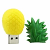 new design pineapple cool usb flash drive udisk memory stick custom storage device U disk Pen drive pvc cover 4g 8g 16g 32g