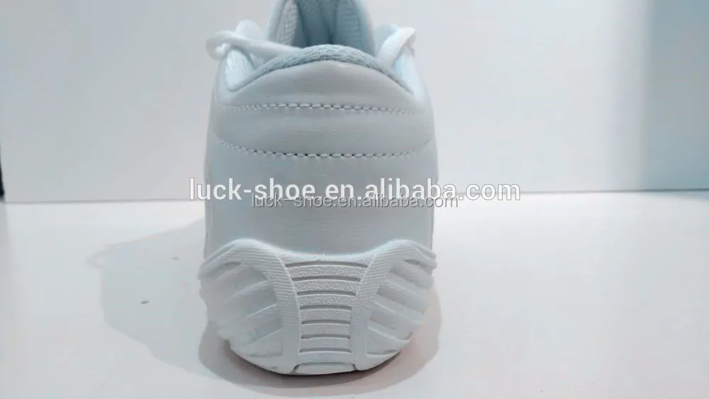 Pure White Cheerleading Shoes Dance Training Shoes For Wholesale Cheer
