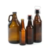 500ml ceramic swing top beer bottle/glass swing top bottles/amber glass swing top bottles
