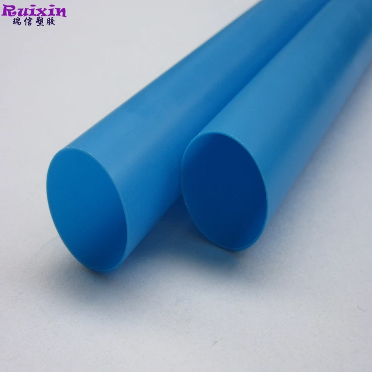 Blue Rigid Pvc Round Pipe External 23mm Internal 22.2mm Custom
