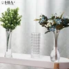 High Quality Restaurant use Acrylic Transparent Mini wedding vase decoration for Single flower