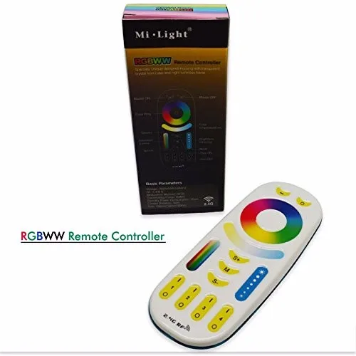 Mi light 2.4G RGB+CCT Touch Remote Controller 4-zone Group Control for Milight RGBWW Led Bulb Downlight