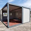 Prefab modern steel cabin/hotel sleep box/20 flat pack container home iso