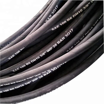 Flexible Hydraulic Hose Sae R1 R2 R3 R5 R6 R8 R12 R13 High Temperature ...