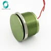 IP68 30mm flat head momentary 200mA 24VAC/DC green piezo switch(WS303F1NOM)