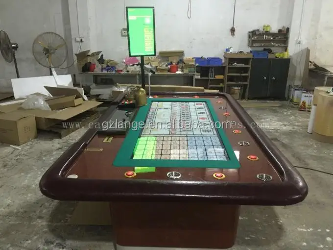 Automatic Casino Craps Table & Sic Bo Table With Display System Lcd Screen Buy Automatic Craps