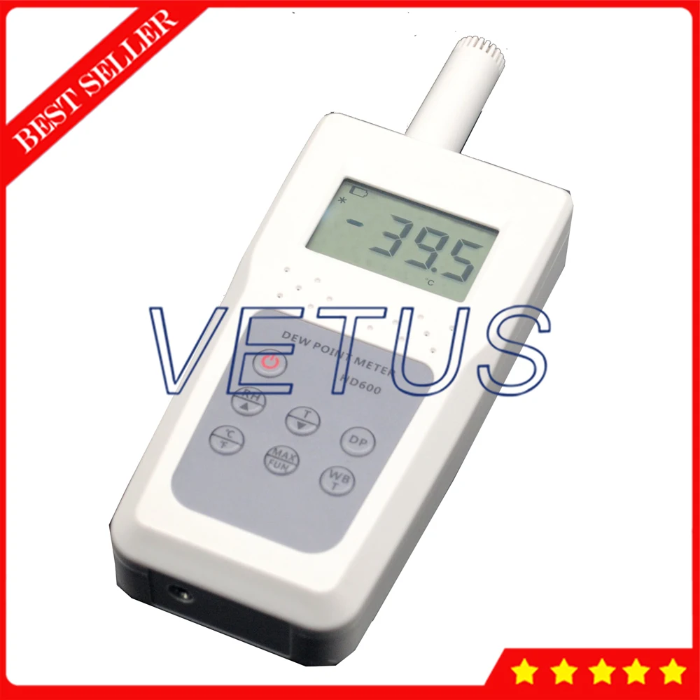 Digital Display Dew Point Meter Hd600 With Humidity Temp Wet Bulb Temp