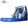 Blue wave inflatable water slide with pool for backyard party