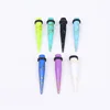 Beautiful hot print rainbow acrylic ear tapers piercings