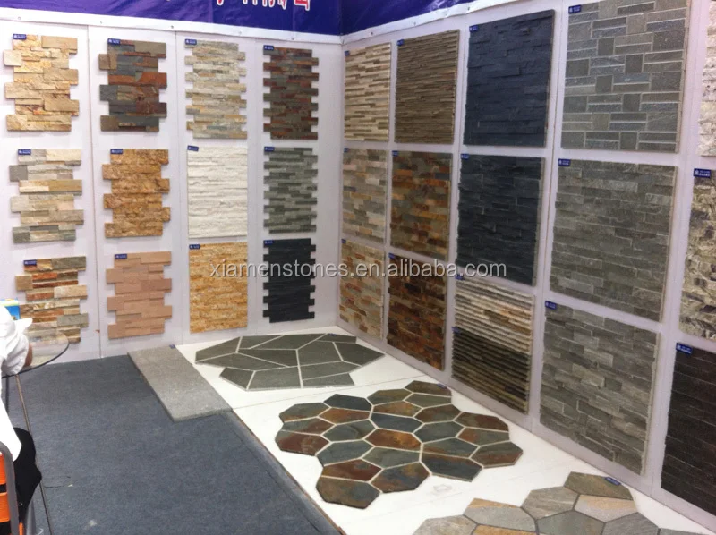 Multi Color Oxidado Antiguo Piedra Pizarra Natural Azulejos - Buy