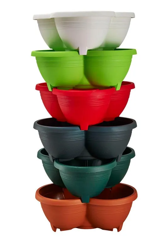 2013 Hot Selling Plastic Stacking Flower Pot - Buy ...