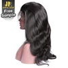 JP Hair Unprocessed Brazilian Lace Front Wig, Virgin Natural Color Human Hair Wig