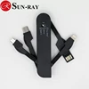 Mobile Phone Travel usb Charger 3 In 1 Swiss Army Knife usb cable Portable Micro USB Cable