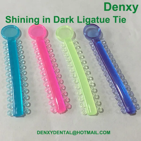 Denxy Ortho Dental Ligature Ties Orthodontic Elastic Ligature Ties