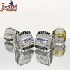 china professional manufacturer custom usssa state softball champions and finallist silver plating championship rings