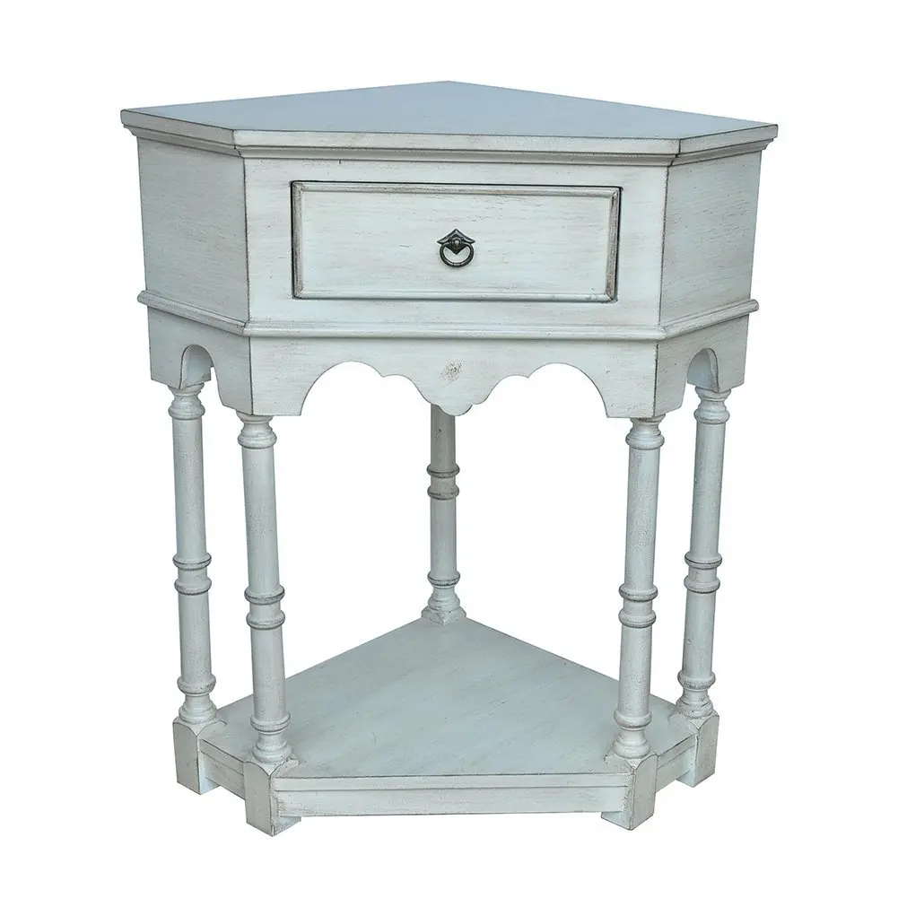 Coventry White Oak Corner 1 Drawer Chest