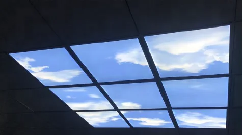 600x600cm 36w 40w Panel Light Sky And Cloud Led Ceiling Panel - Buy Sky ...
