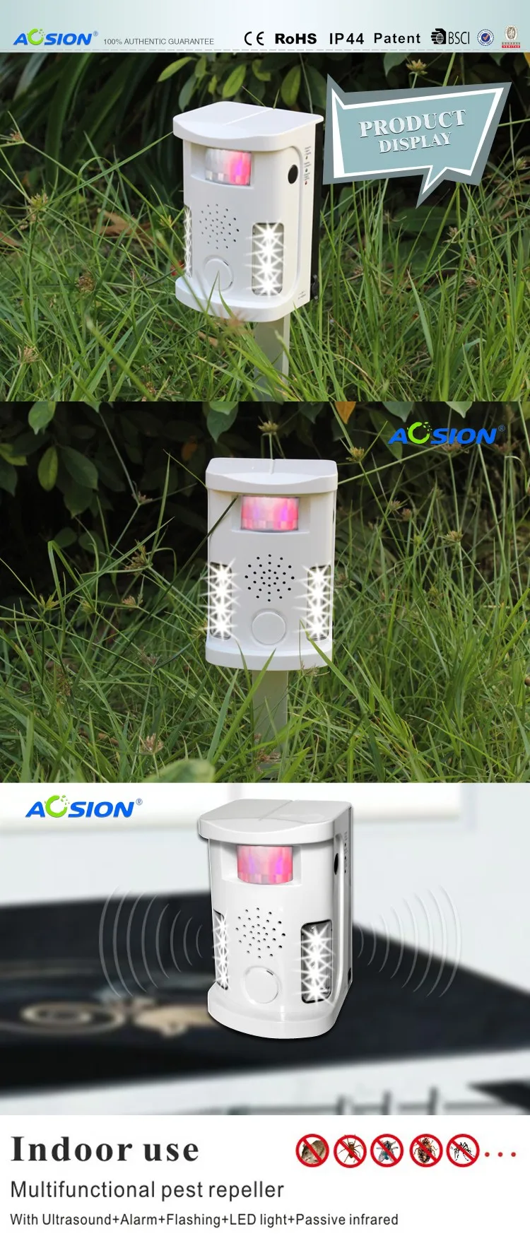 multifunctional bird/cat/dog repellent