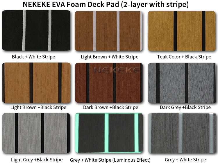 Deluxe leather texture yacht deck pad 240x90cm 6mm thick Marine Flooring Faux Teak EVA Foam Boat Decking Sheet