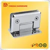 90*55mm Quadrate 90degree brass shower hinges /bathroom door hinge polish/Bilateral bathroom clamp bathroom clip