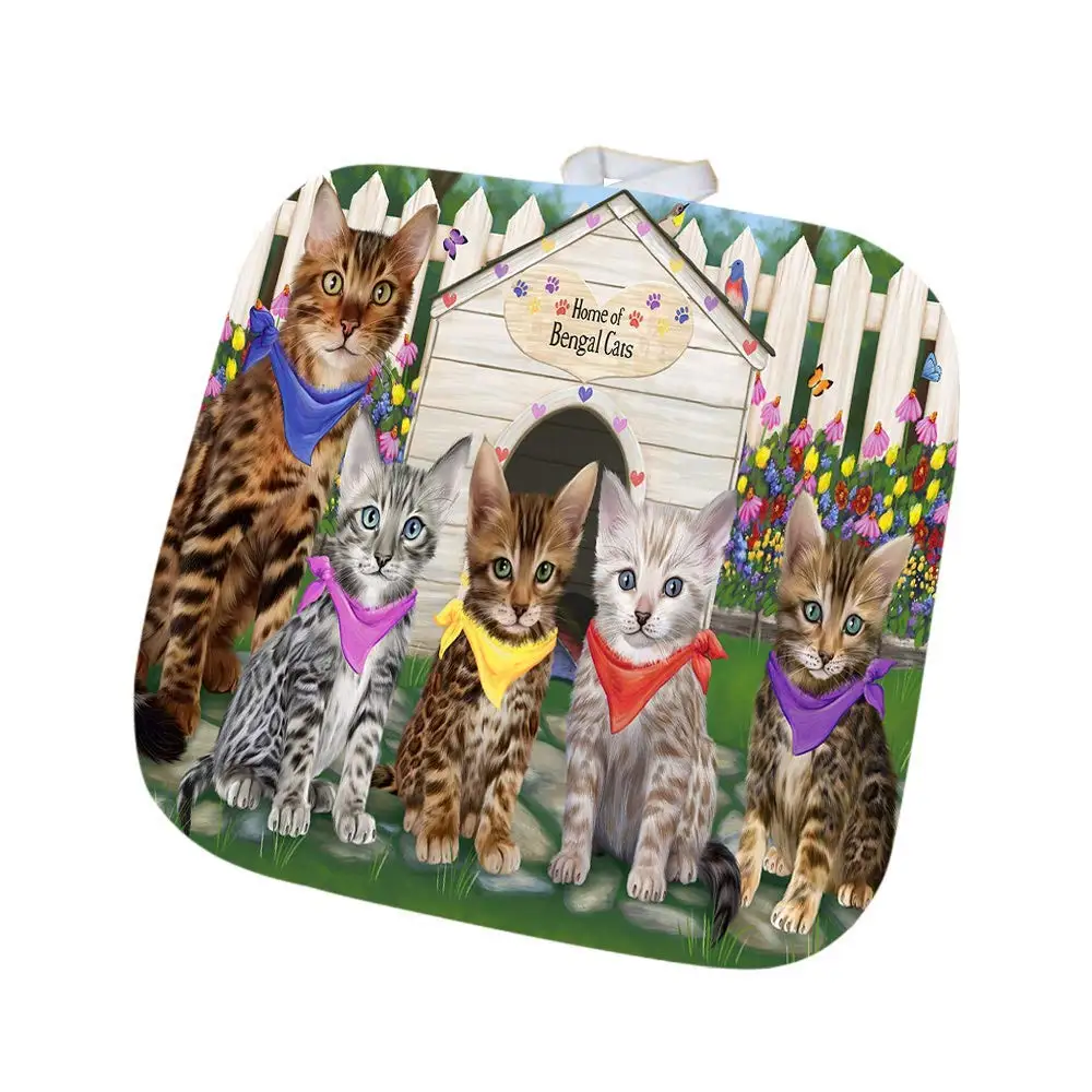 Get Quotations · Spring Dog House Bengal Cats Pot Holder POT52190