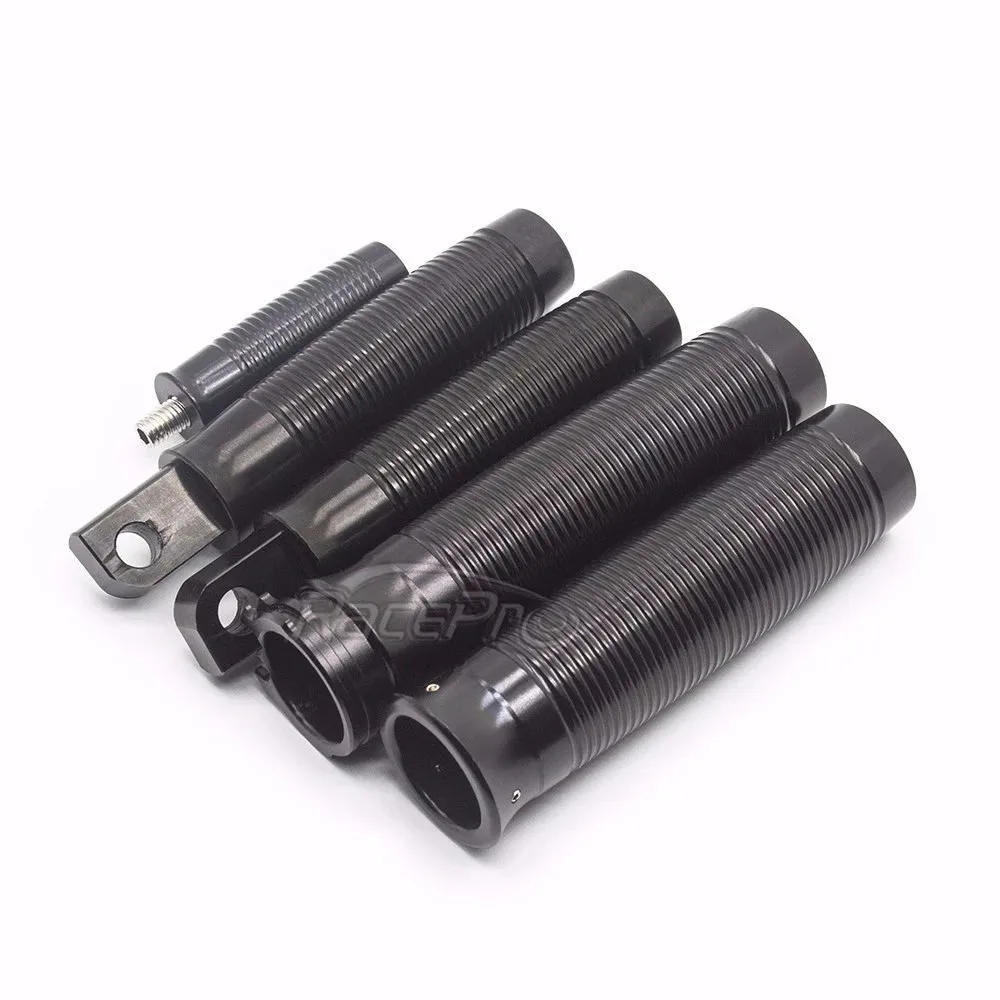 Custom Black Rough Crafts 1/" Handlebar Hand Grip Harley Sportster XL 1200 883 48