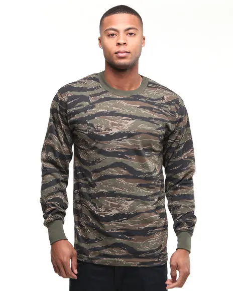 Tiger Stripe Military Long Sleeve Shirt Foe Men - Buy Military Long ...
