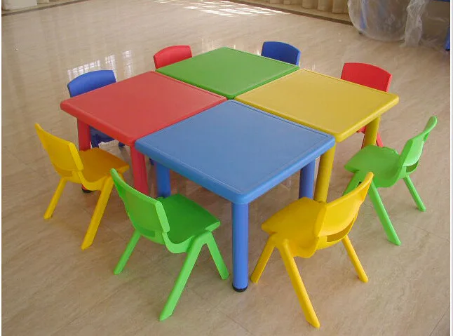 Plastic Children's Table And Chairs - Buy Adustable Height Table And ...