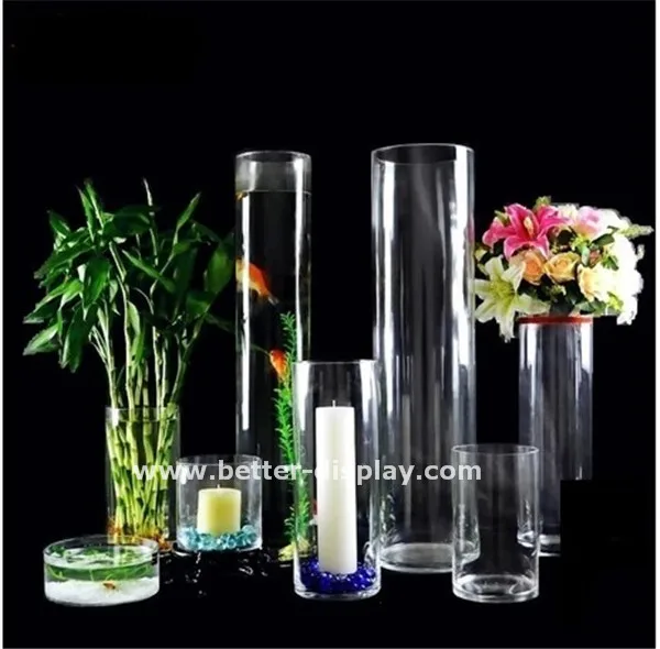 Wholesale Acrylic Tall Plastic Cylinder Vases Buy Wholesale