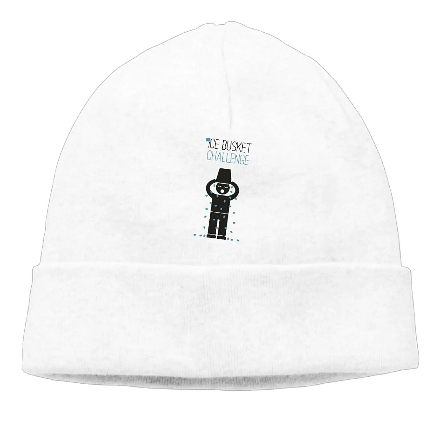 ICE Bucket Challenge Unisex Men Winter Skull Caps Knit Cotton Thick Ski Beanie Hats