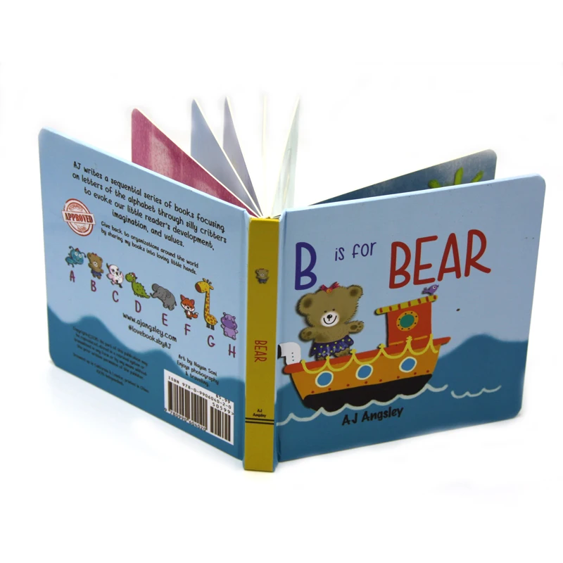 Custom Printing Colorful Children Hardcover Board Book,Child Book